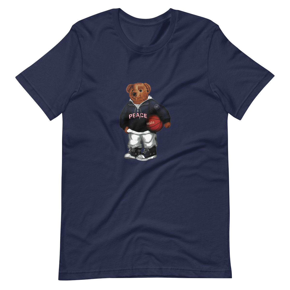 【CPGN STUDIO】24SS★ Peace Bear Pigment Short Sleeve Tee Peace Bear Short-Sleeve Unisex T-Shirt – ballin4peace