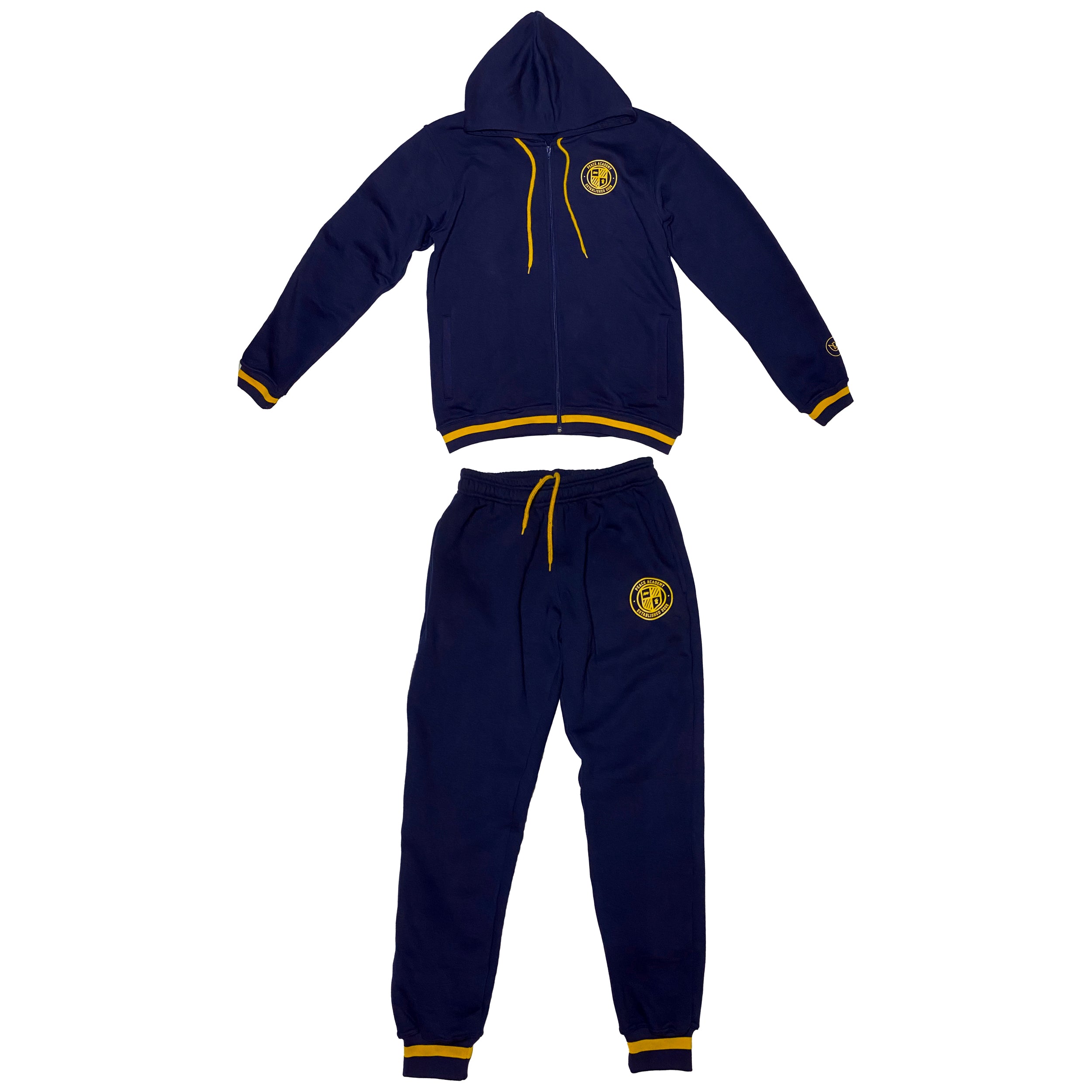 Peace Academy Fleece Jogging Suit - Navy (Men's & Women's Available) –  ballin4peace